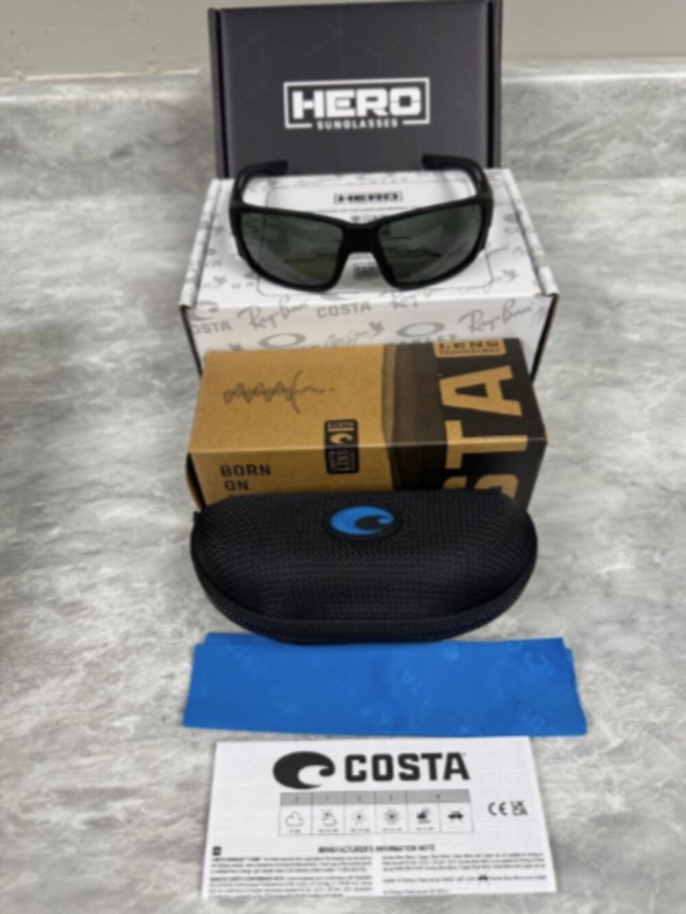 COSTA | NEW | TUNA ALLEY PRO | 9105 - 05 | MATTE BLACK | GREY 580 GLASS